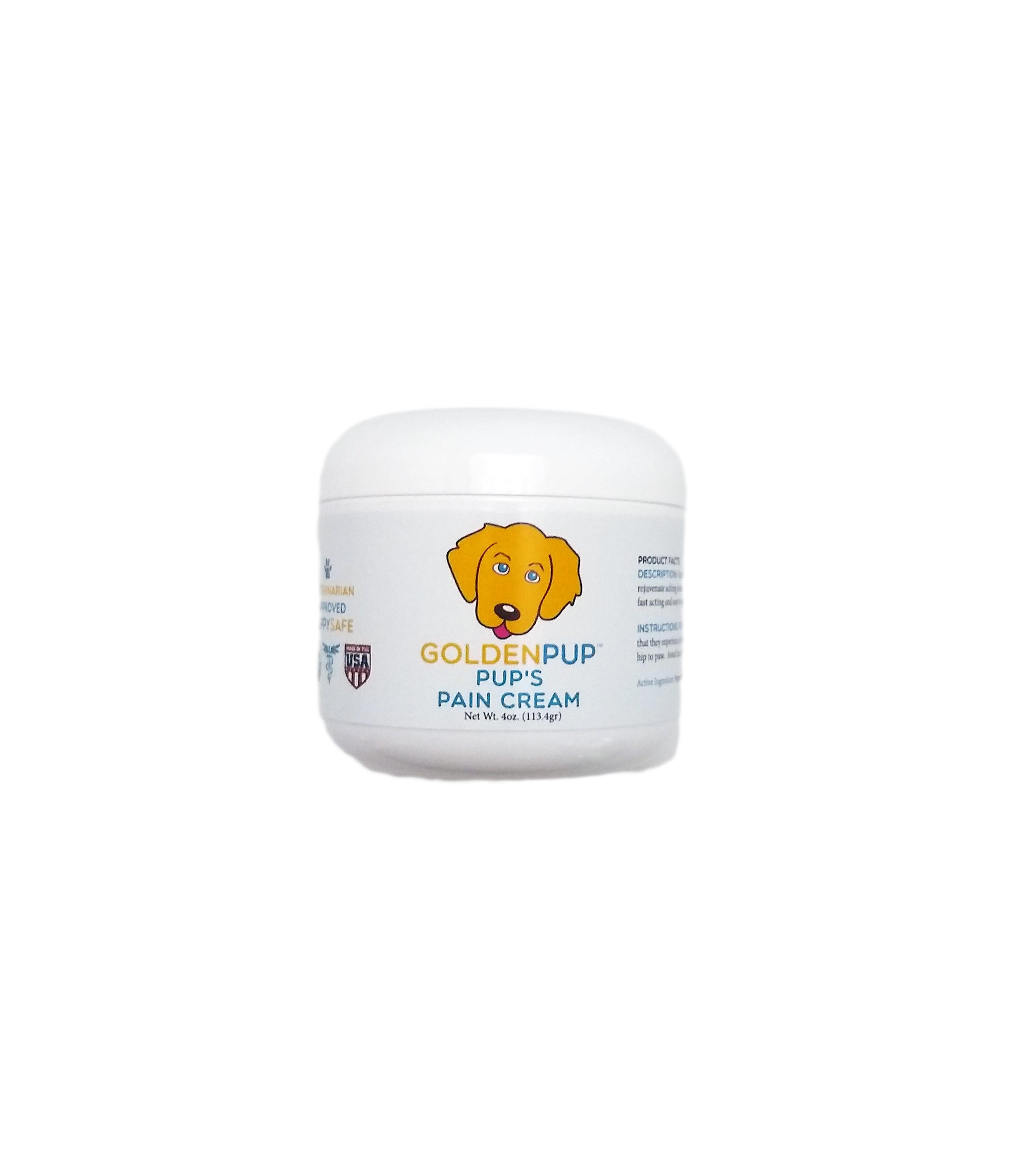 Topical pain clearance relief for dogs